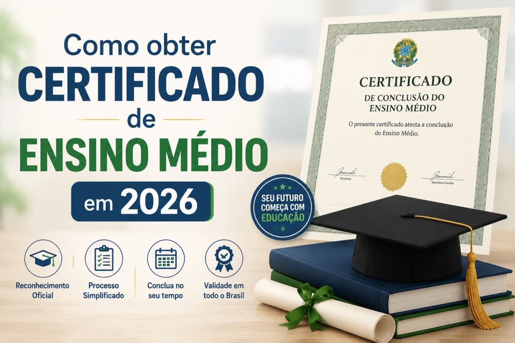 Como obter certificado de Ensino Médio em 2026